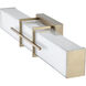 Tocco LED 24 inch Modern Gold Vanity Light Bar Wall Light